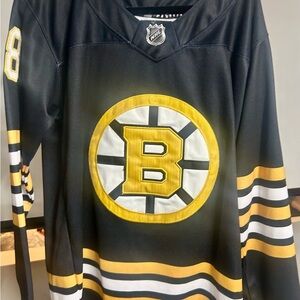 Adidas Black and Gray Sports Jersey - Bruins